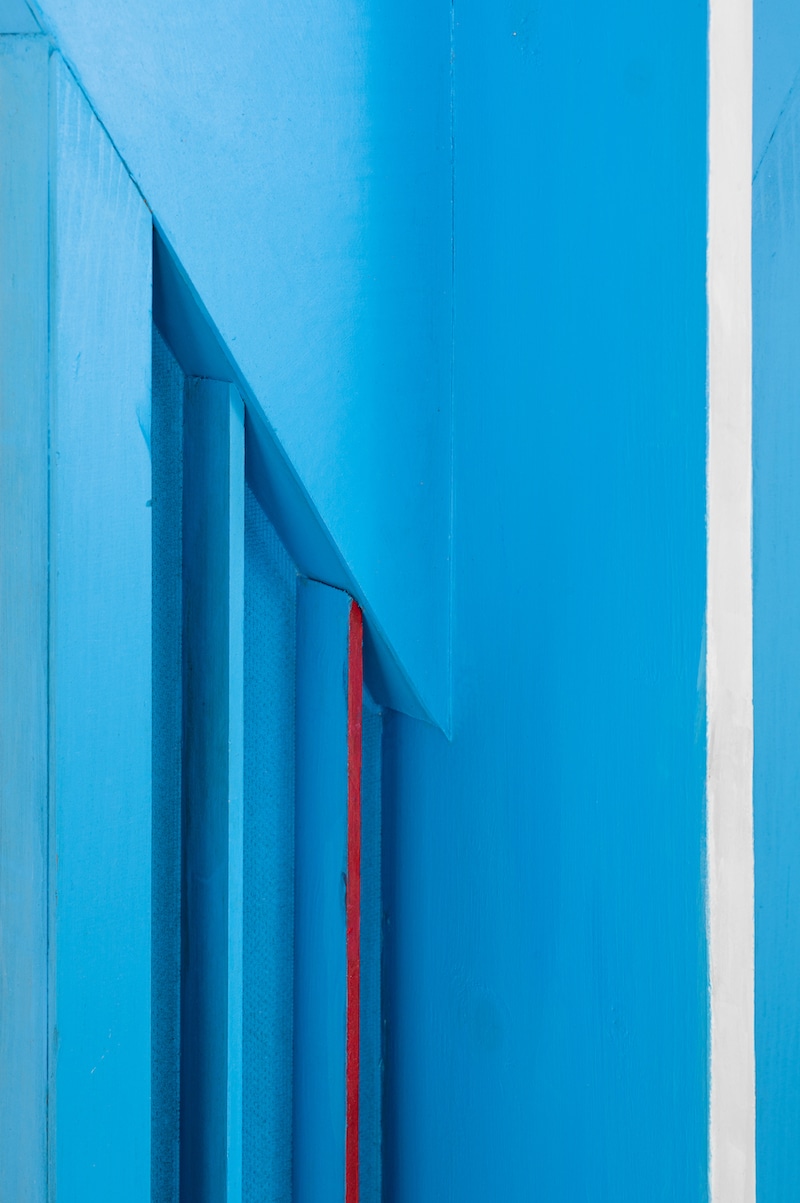 Seymour Fogel Blue Sculpture - Collection