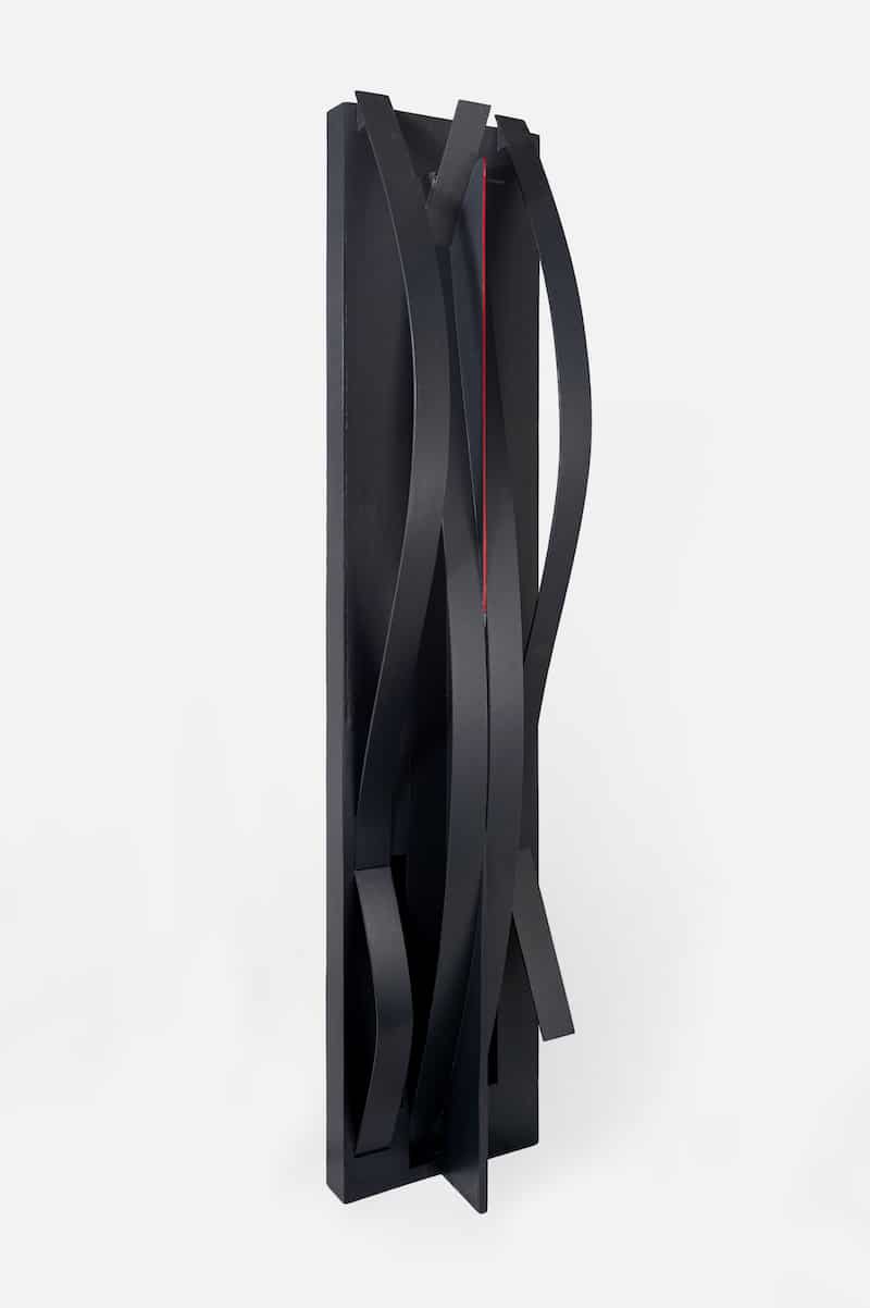 Seymour Fogel Black Sculpture