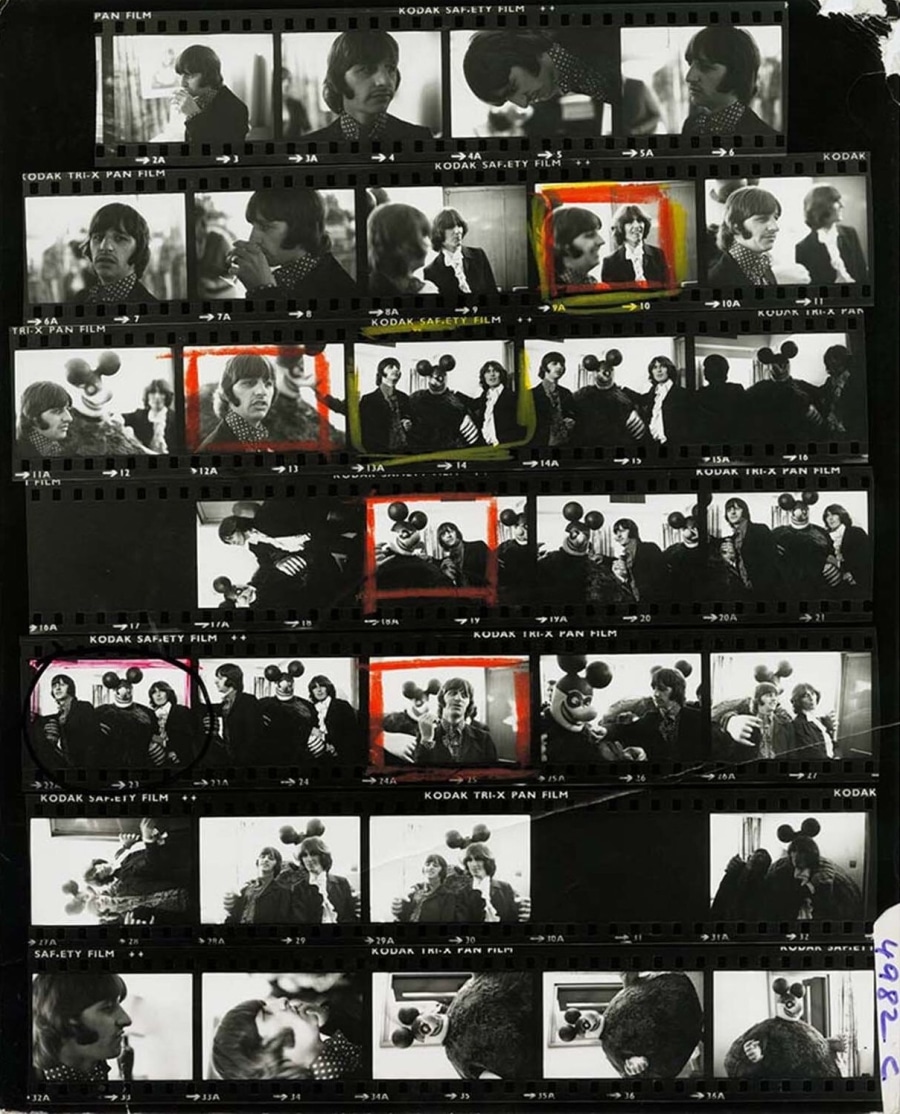 The Beatles Contact Sheet, “Yellow Submarine,” London